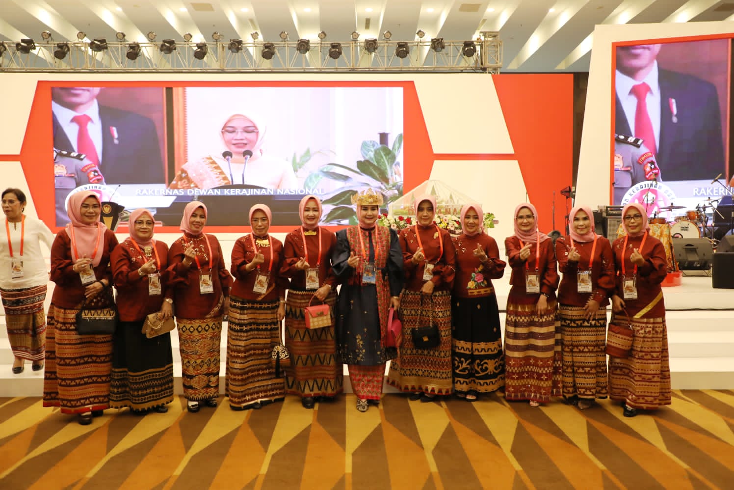 Ketua Dekranasda Provinsi Lampung Hadiri Peringatan HUT Dekranas ke-43