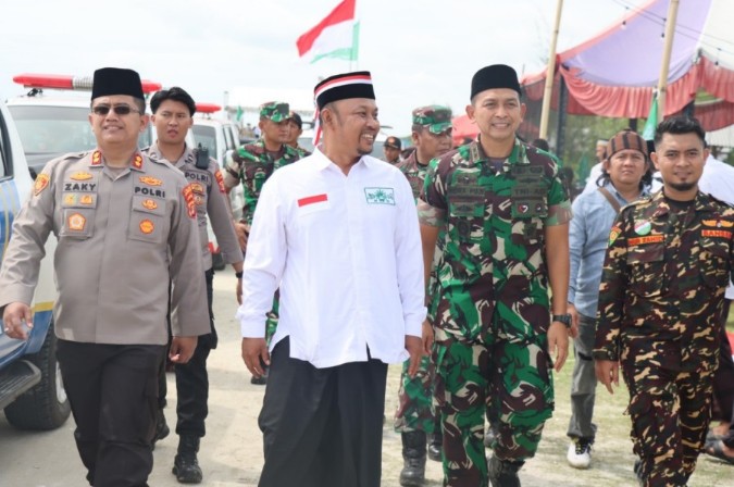 Polres Lamtim Amankan Pelaksanaan SILATDA Kader NU Kabupaten Lampung Timur