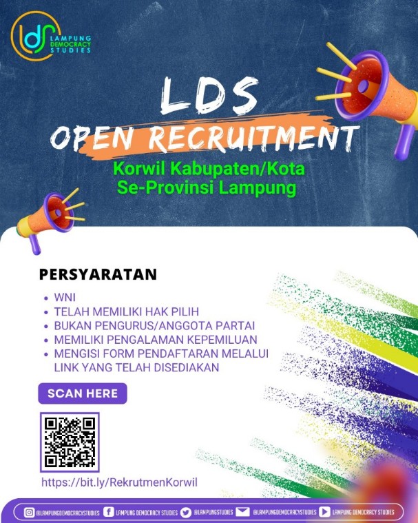 Siap Menghadapi Pemilu, LDS Rekrut Korwil di setiap Kabupaten/Kota Se-Provinsi Lampung