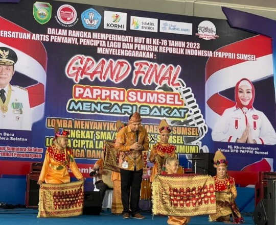 Grand Final Dan Penyerahan Piala Lomba Menyanyi Lagu Daerah Sumsel, Lomba Cipta Lagu Daerah Sumsel Dan Liga Dangdut