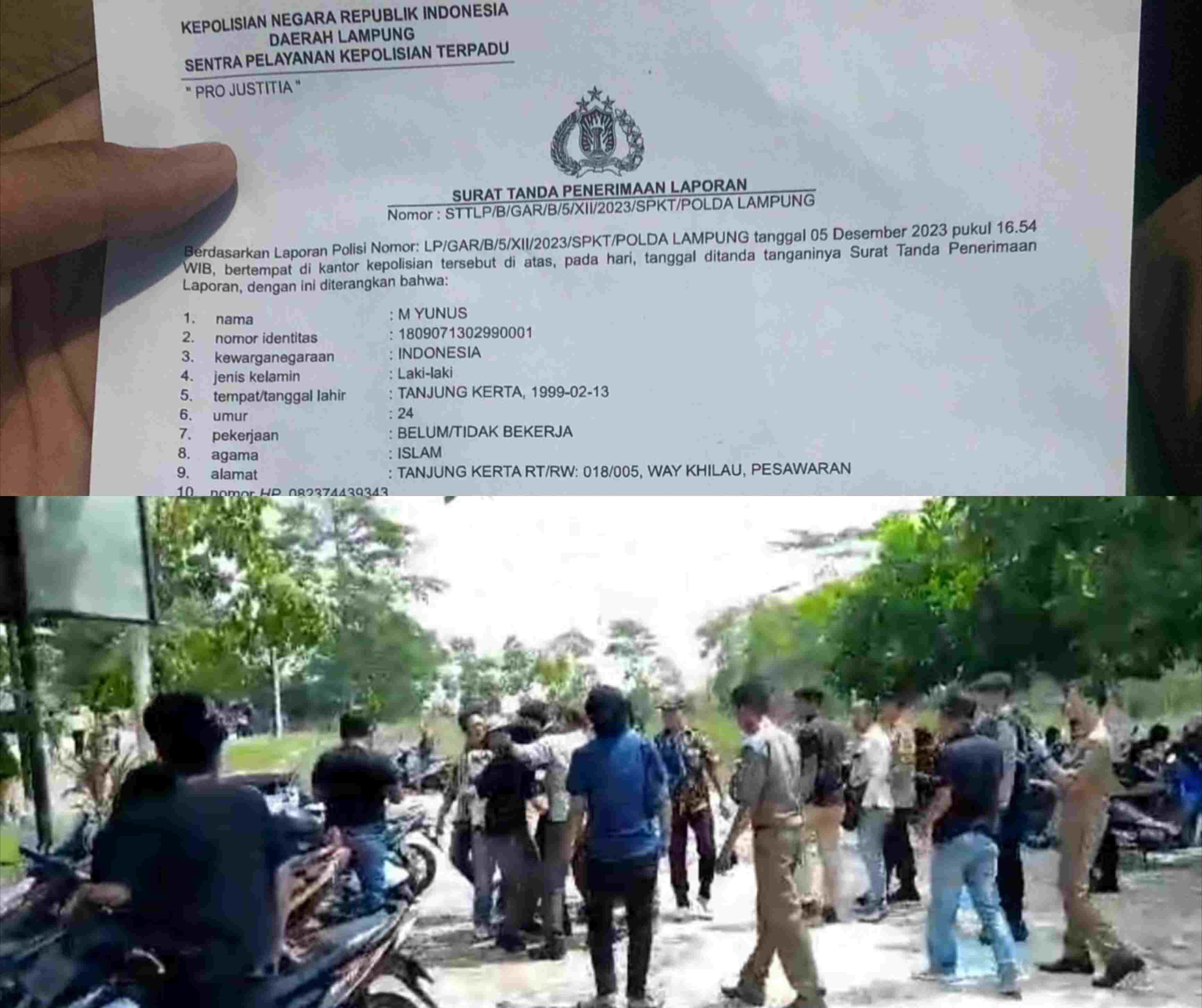 3 Lembaga Di Keroyok Serta Di Pukul Segerombolan Orang Tidak Di Kenal, Saat Sedang Berorasi