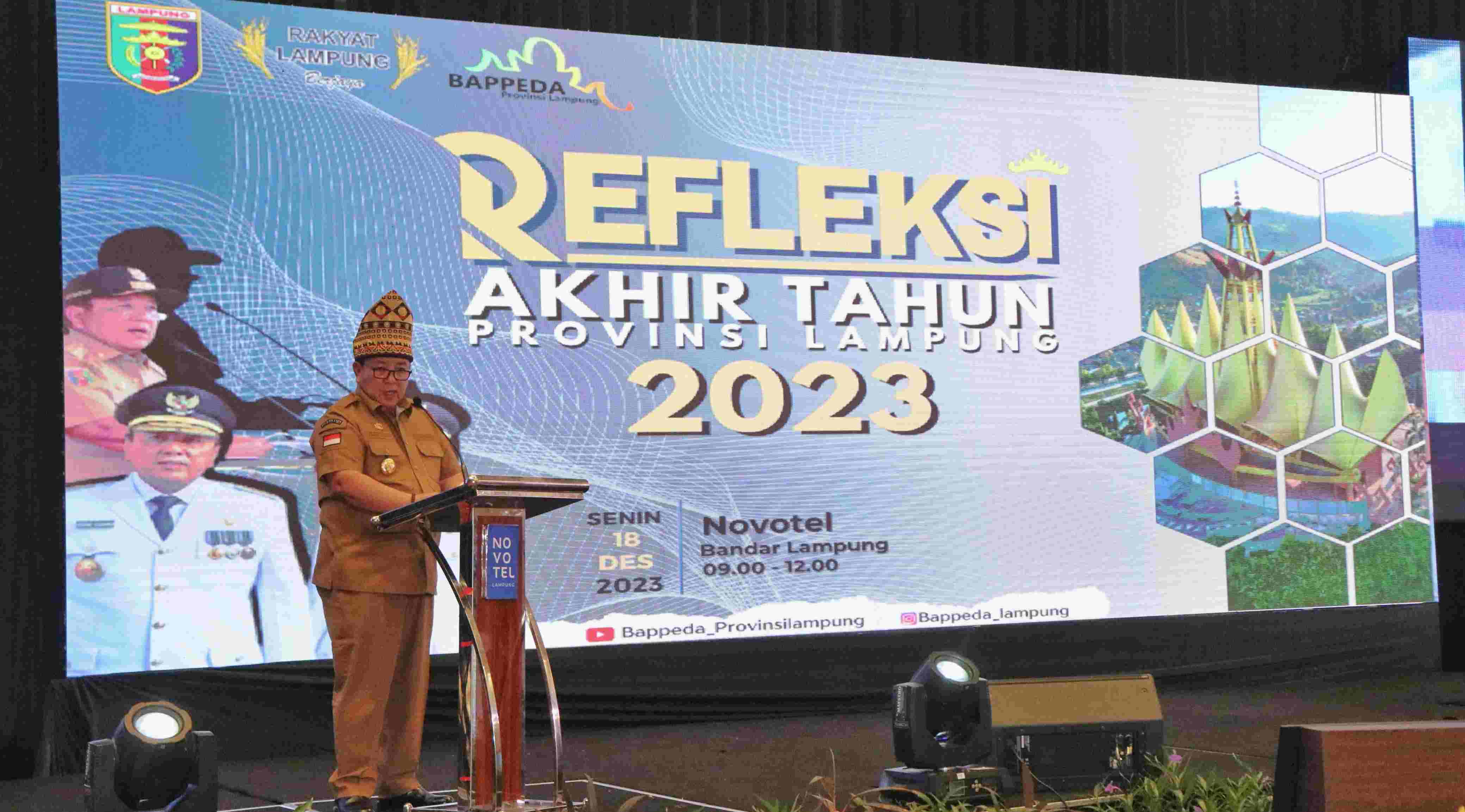 Gubernur Arinal Djunaidi Paparkan Berbagai Capaian Pembangunan Provinsi Lampung Tahun 2023
