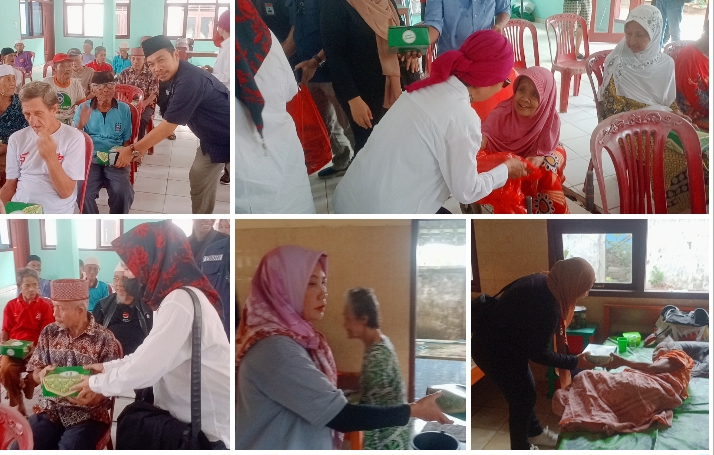 Jurnalis Polda Lampung Laksanakan Bantuan Sosial Di Panti Asuhan Tresna Werdha, Dalam Peringatan Hari Ibu