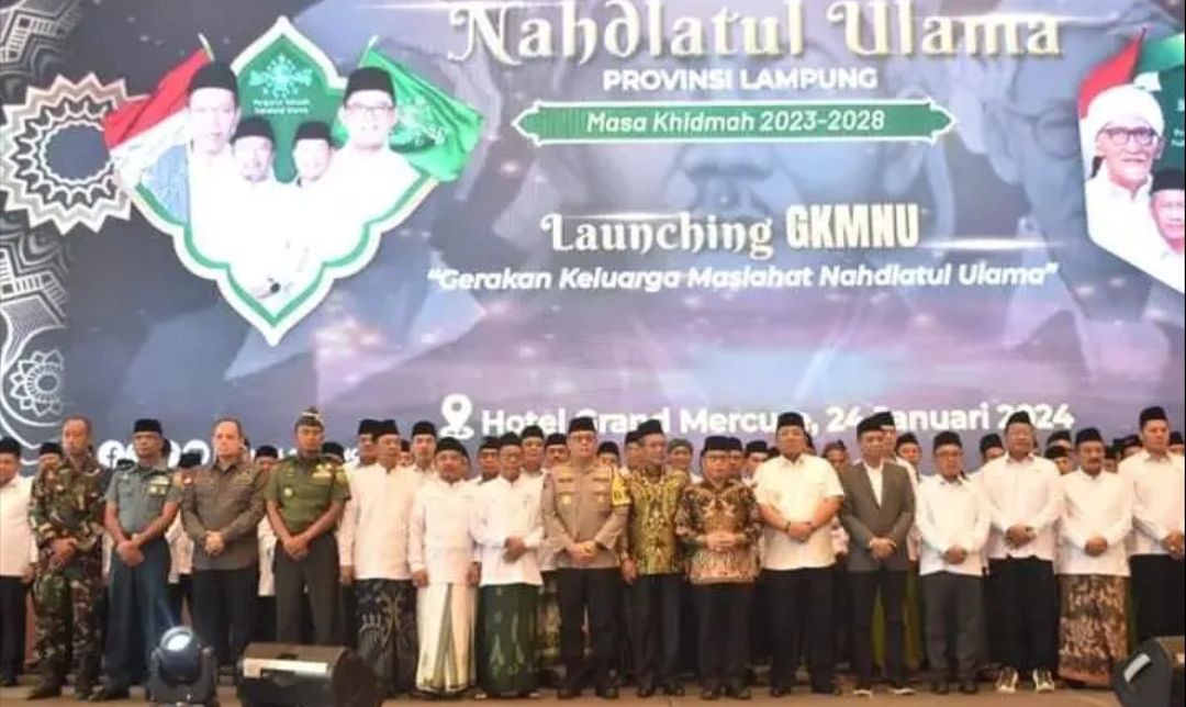 Gubernur Arinal, Menghadiri Pelantikan PWNU Lampung Masa Khimah 2023- 2028