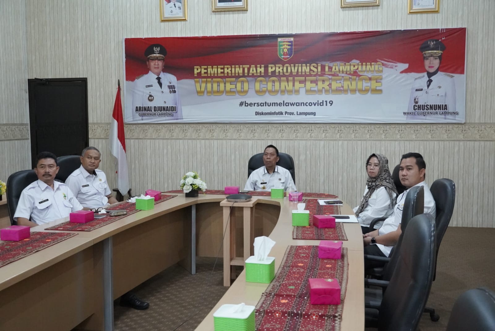Pemprov Lampung Mengikuti Webinar "Partisipasi Ormas Kepemudaan Dalam Meningkatkan Patisipasi Politik Untuk Mewujudkan Pemilu Berkualitas Tahun 2024"