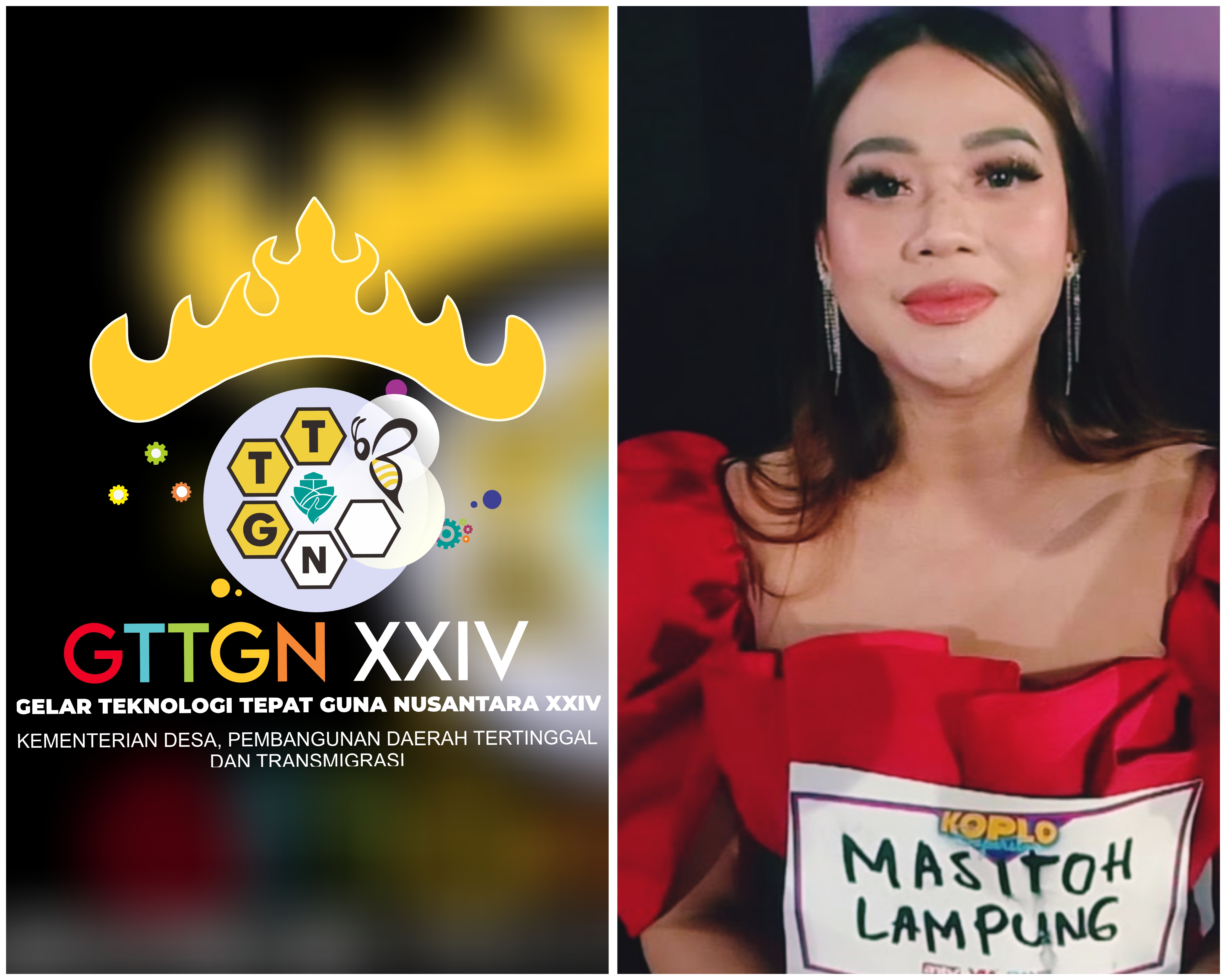 Biang Koplo, Masitoh, Bakal Bikin Heboh Gala Dinner GTTGN XXIV Lampung?