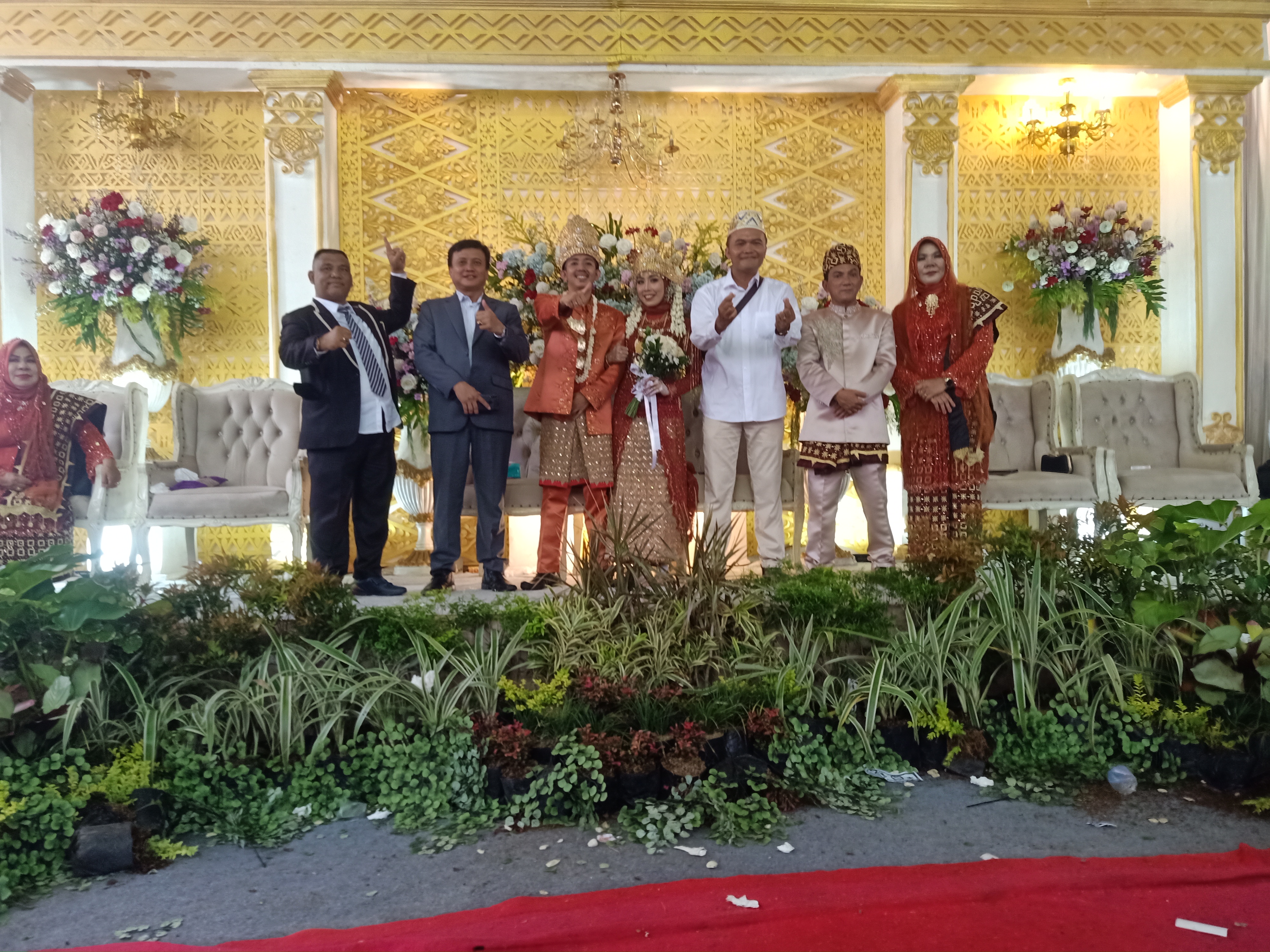 Putra Pertama Dari Wartawan Senior Amuri Gelar Acara Resepsi Pernikahan