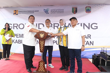 Gubernur Arinal Bersama Mendag, Meresmikan Revitalisasi Pembangunan Pasar Natar