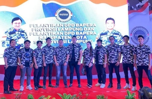Pengurus DPD BAPERA Kota Bandar Lampung Resmi Dilantik