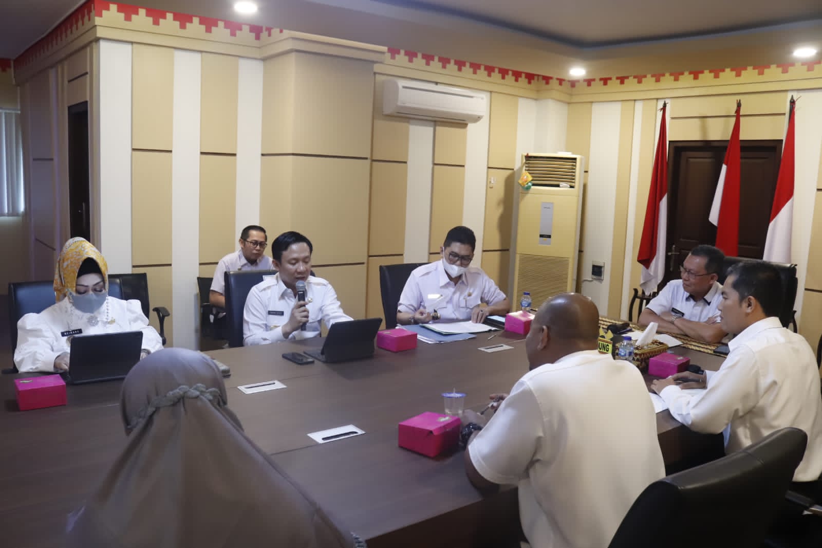 Sekretaris Daerah Provinsi Lampung Pimpin Entry Meeting Badan Pemeriksa Keuangan (BPK) RI