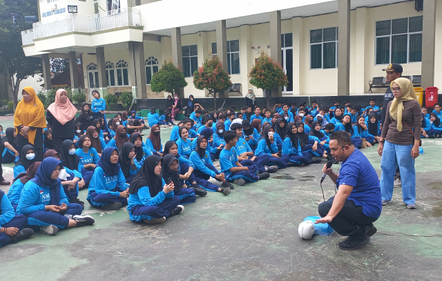 YJI Lampung Gelar Senam Jantung Sehat Remaja dan Pelatihan Bantuan Hidup Dasar di SMAN 1 Bandarlampung