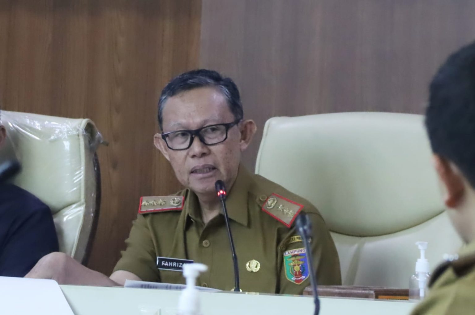 Sekdaprov Lampung Pimpin Rapat Koordinasi Pelaksanaan Forum Komunikasi Publik Pendataan Awal Regsosek Wilayah Register