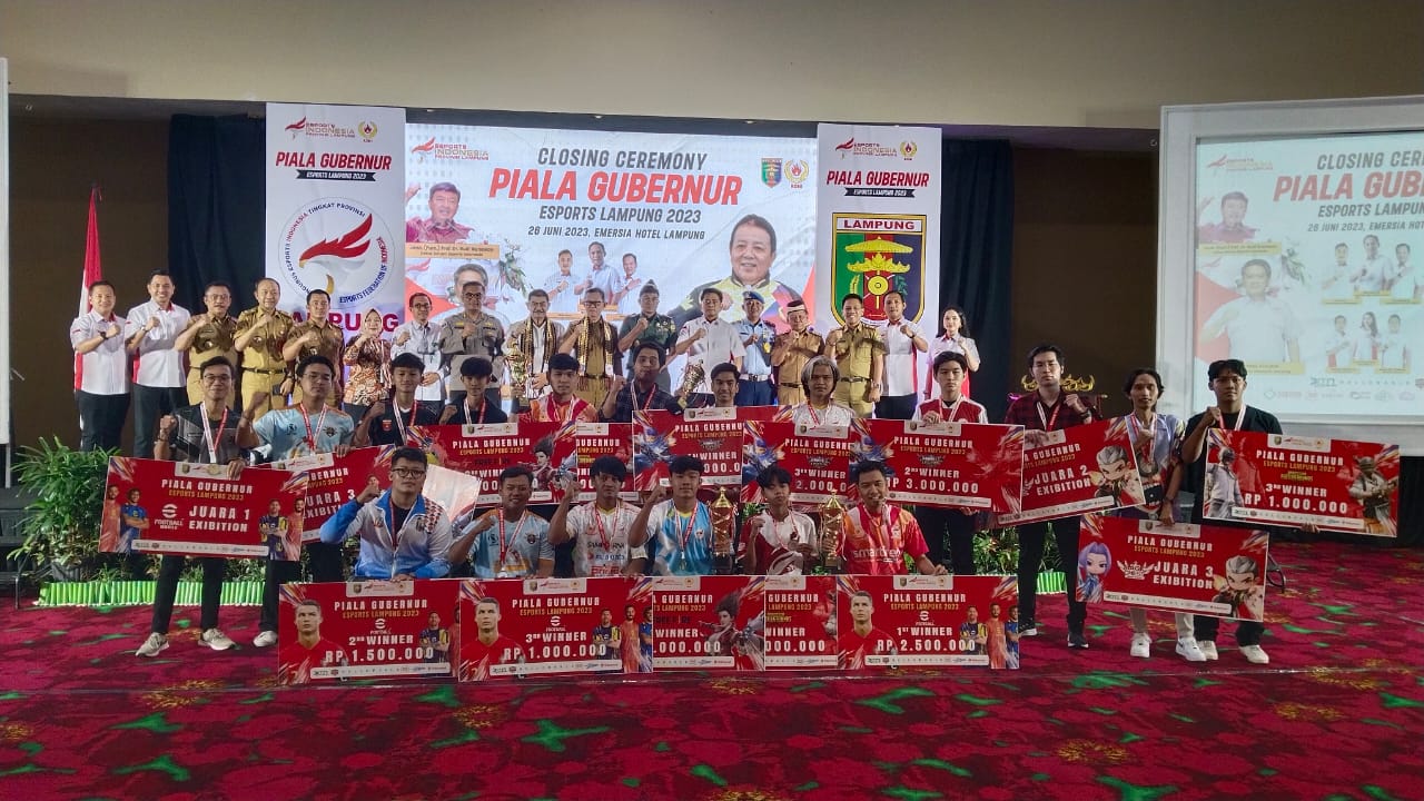 Sekdaprov Fahrizal Darminto Tutup Esport Piala Gubernur 2023