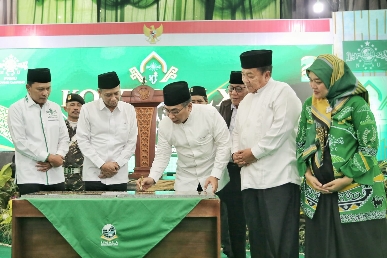 Gubernur Arinal Hadiri Konferwil XI NU Lampung Dibuka oleh Ketua Umum PBNU K.H. Yahya Cholil Staquf
