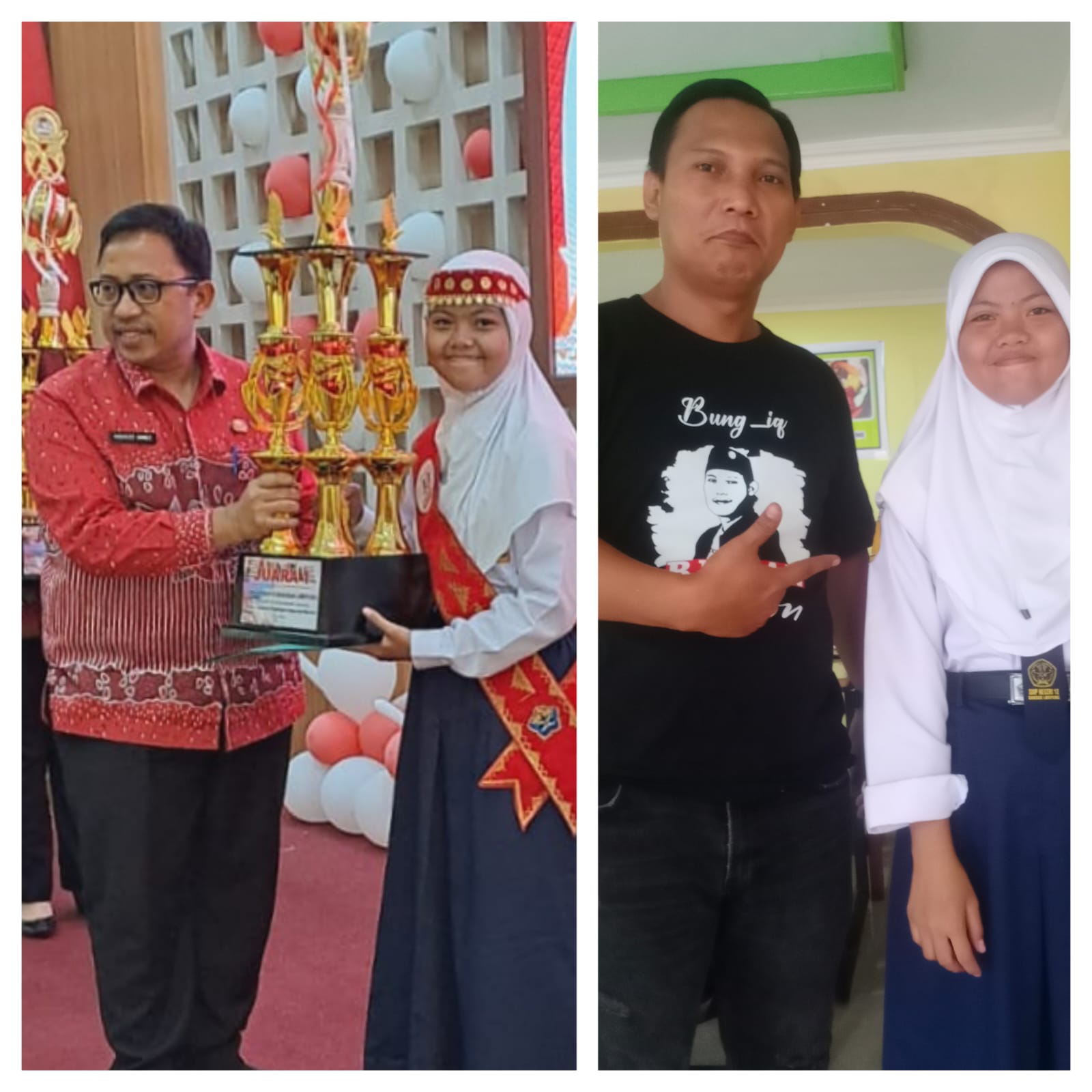 Juara 1 Pidato Bahasa Lampung Se Kota Bandar Lampung, Kata Najwa : Bahasa Indonesia Jadi Penutur Asing Yay Iqbal : 'Kita Suport Abis'