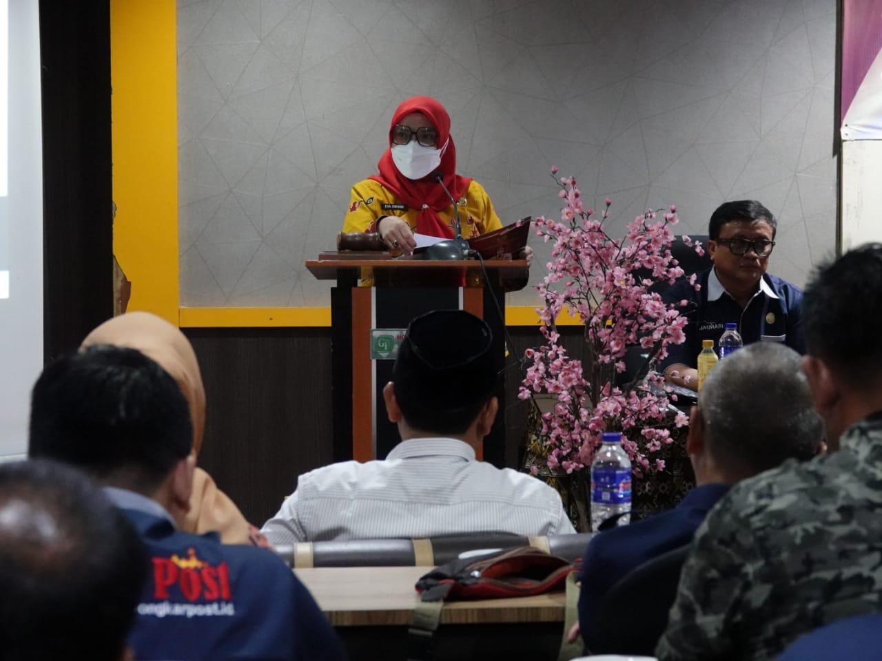 Walikota Eva Dwiana Buka Pelatihan Jurnalistik Digagas Bongkar Post Group