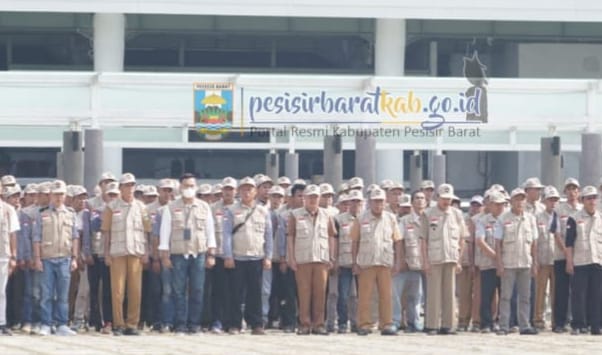 Bawaslu Kabupaten Pesisir Barat Gelar Deklarasi Netralisasi ASN