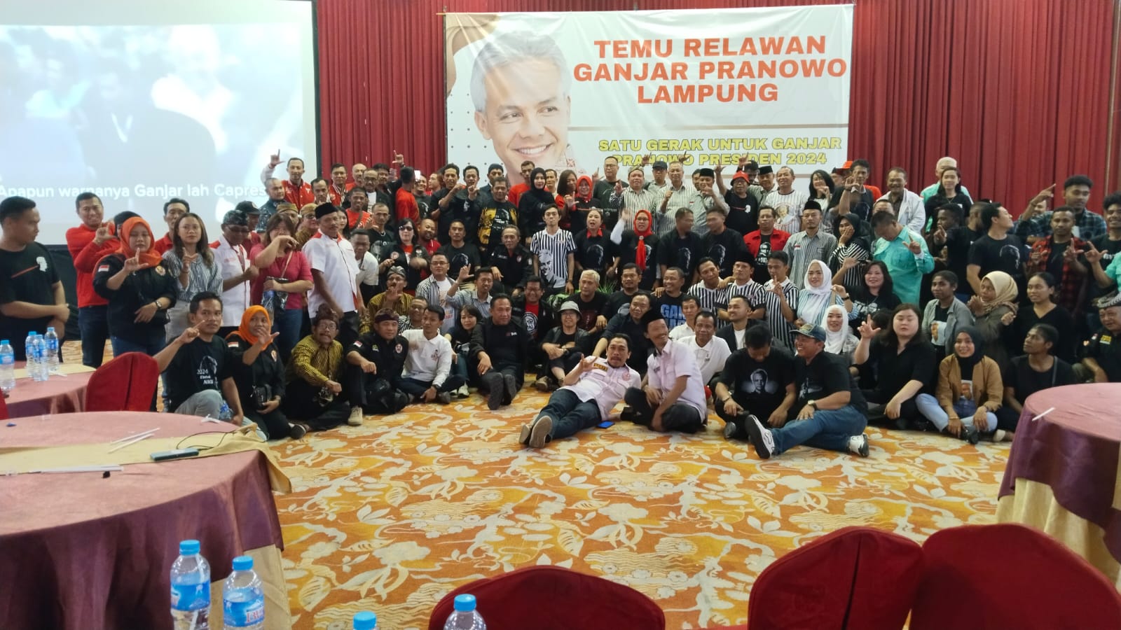 42 Relawan Ganjar Pranowo Se-Provinsi Lampung Gelar Silaturahmi