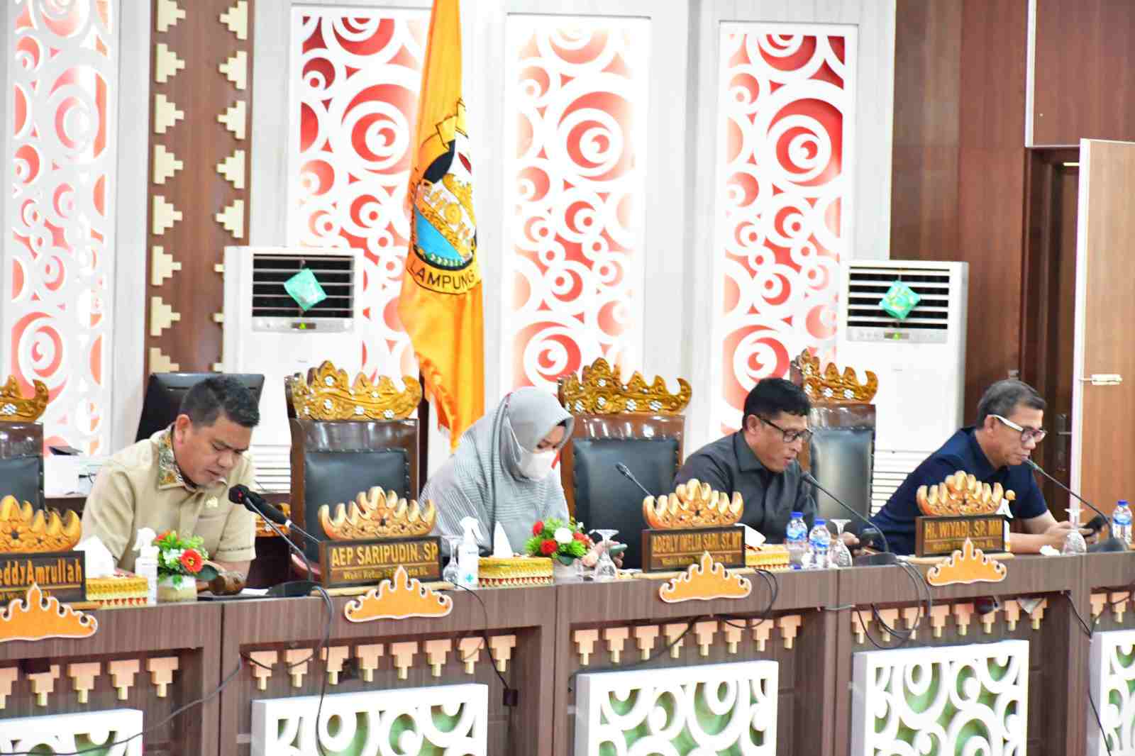 DPRD Kota Bandar Lampung Gelar Paripurna Pembahasan Raperda APBD Kota Bandar Lampung Tahun Anggaran 2024