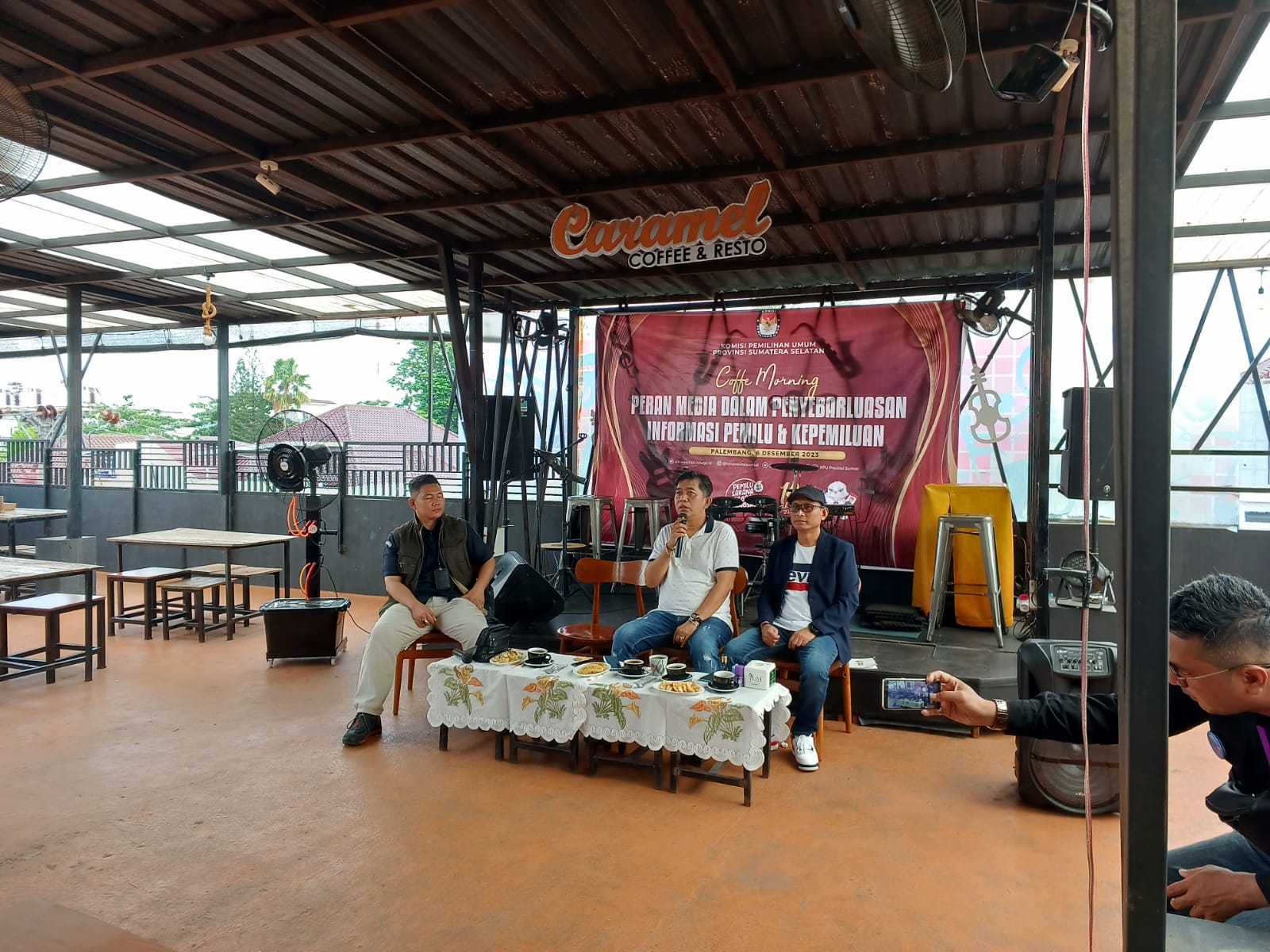 Coffee Morning "Peran Media Dalam Penyebarluasan Informasi Kepemiluan