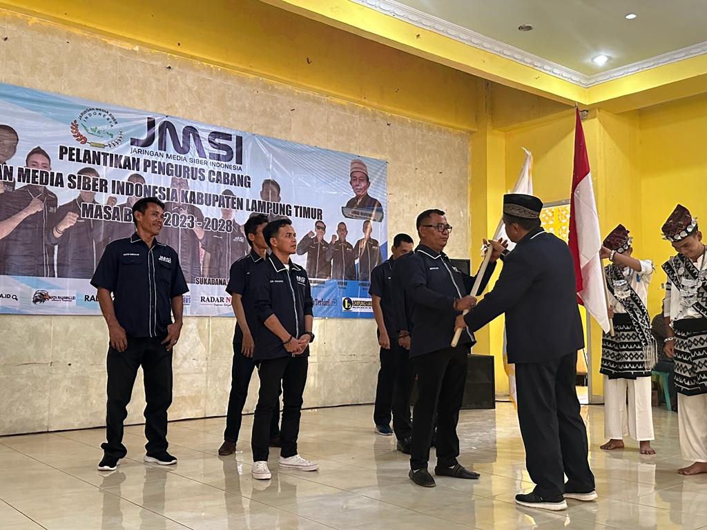Pelantikan Pengurus Cabang JMSI Lampung Timur Masa Bakti 2023-2028