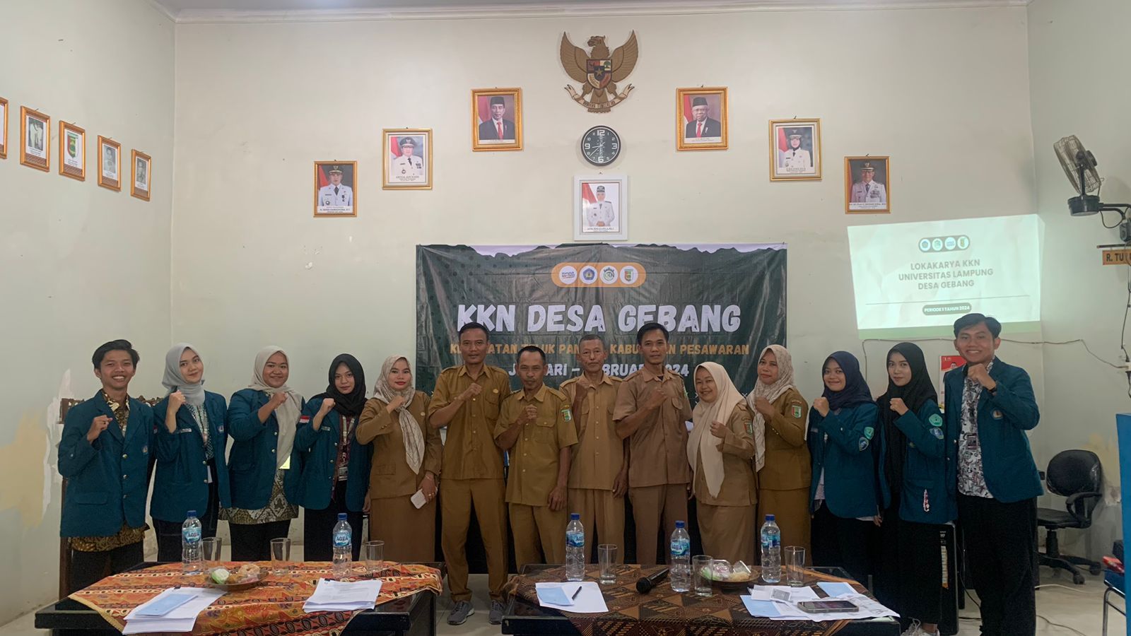 Mahasiswa Komputer Dan Kimia Unila, Paparkan Program Kerja 40 Hari KKN Di Desa Gebang, Pesawaran