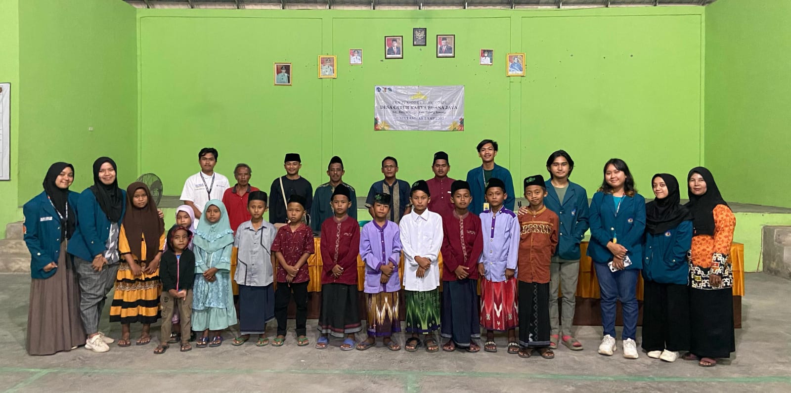 Mahasiswa KKN Unila di Kampung Catur Karya Buana Jaya, Gelar Perpisahan Dengan Warga Dan Aparatur Desa