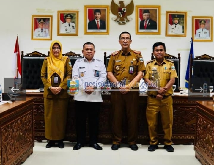 Plt Sekda Jon Edwar Sambut Audensi BNN Tanggamus Dalam Rangka Penguatan Kapasitas Kelembagaan