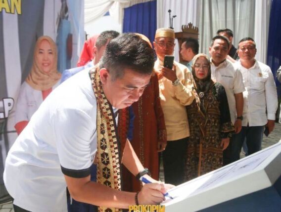 Bupati Pesawaran Dendi Ramadhona, Meresmikan Gedung Bersalin Klinik Ridho Husada I