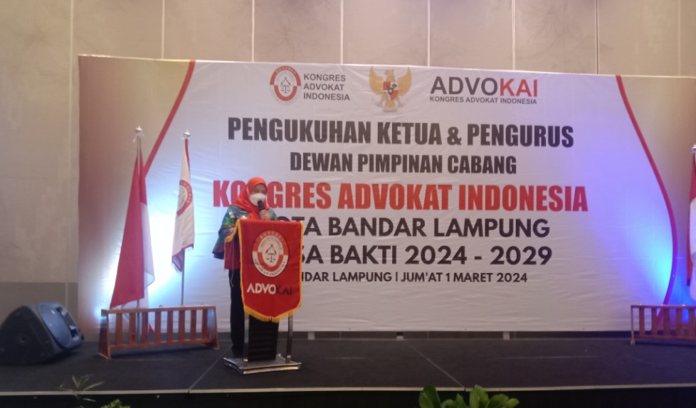 Hadiri KAI, Walikota Eva Dwiana Ajak Advokat Berkolaborasi