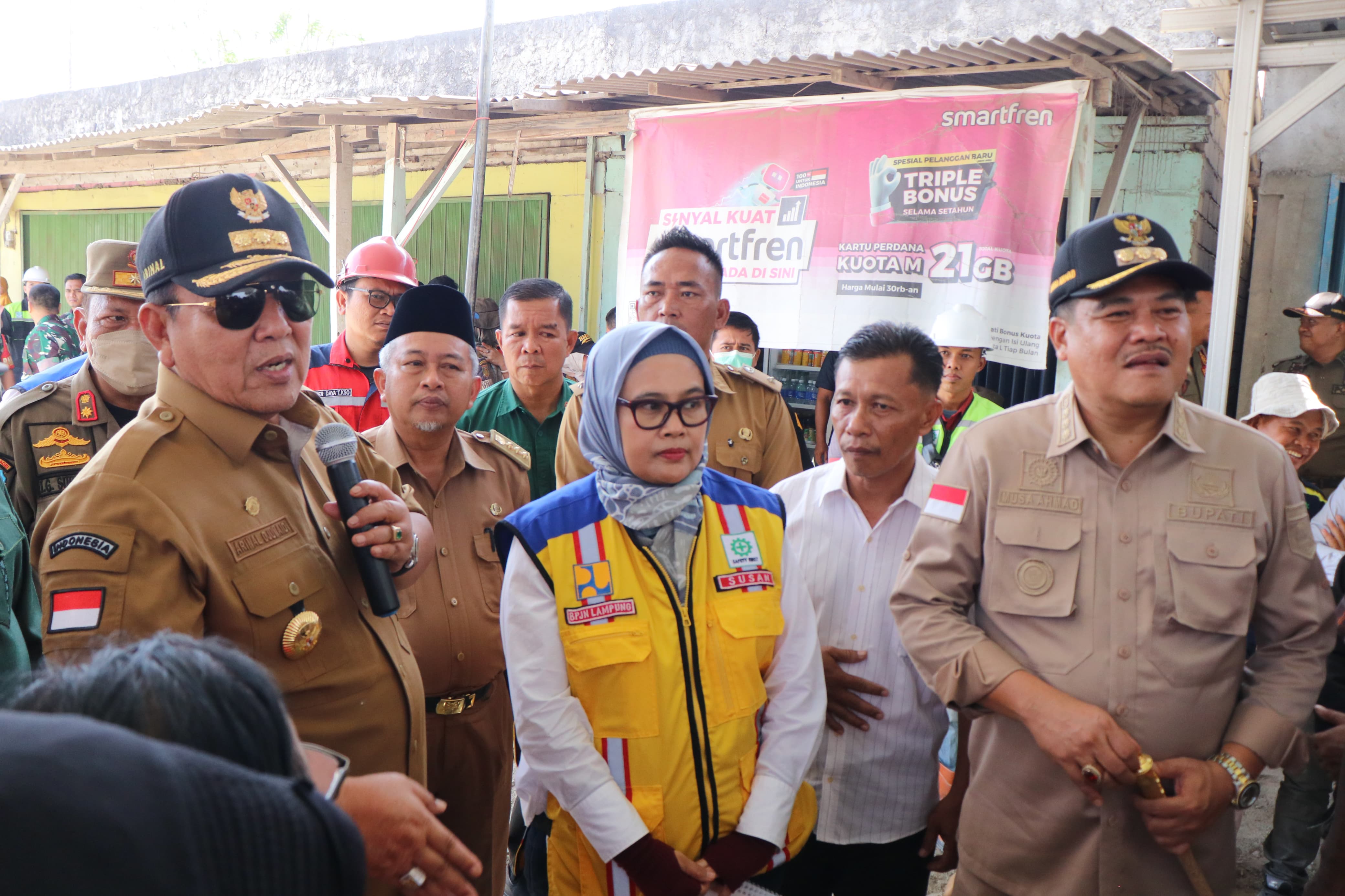 Gubernur Arinal Djunaidi Harapkan Pembangunan Sejumlah Ruas Jalan Meningkatkan Mobilitas dan Perekonomian Masyarakat