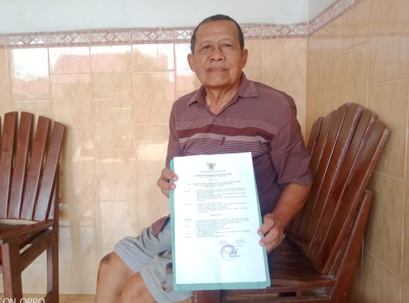 Miris, Sutrisno 5 Tahun Sebagai LPM Desa Waygalih Tidak Terima Operasional