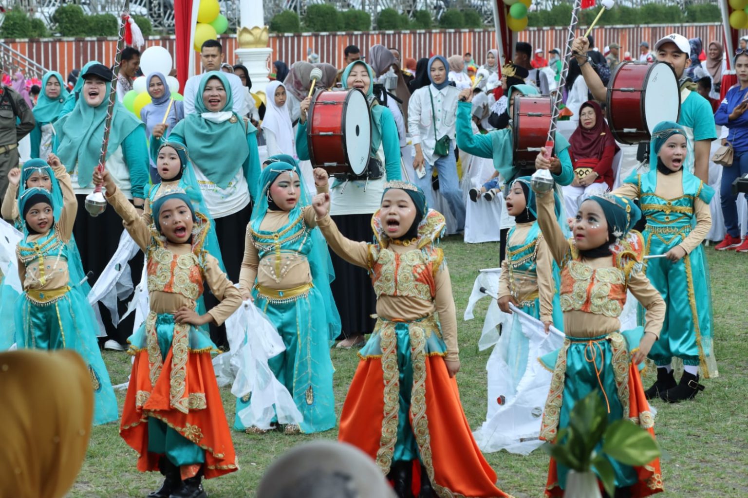 Parade Drumband PAUD Digelar, Bunda PAUD Provinsi Lampung Harapkan Anak-Anak Belajar Disiplin, Bekerjasama, dan Tumbuhkan Kepercayaan Diri