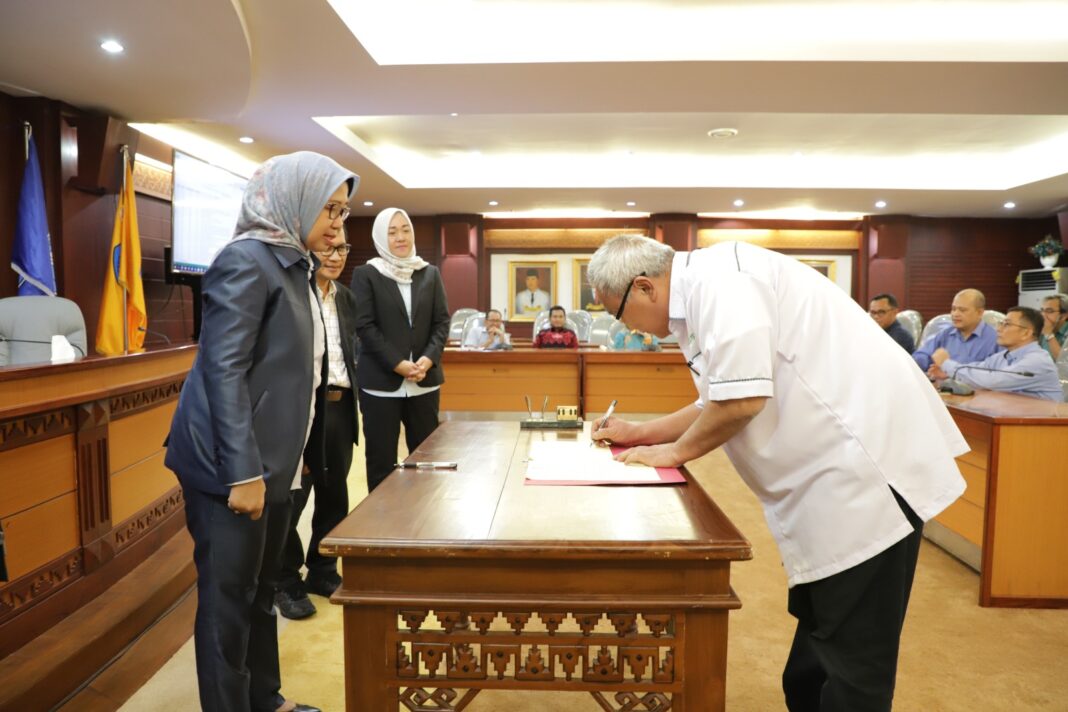 Penyusunan Perjanjian Kinerja Rektor Unila dengan Pimpinan Unit Kerja di Lingkungan Unila Tahun 2023