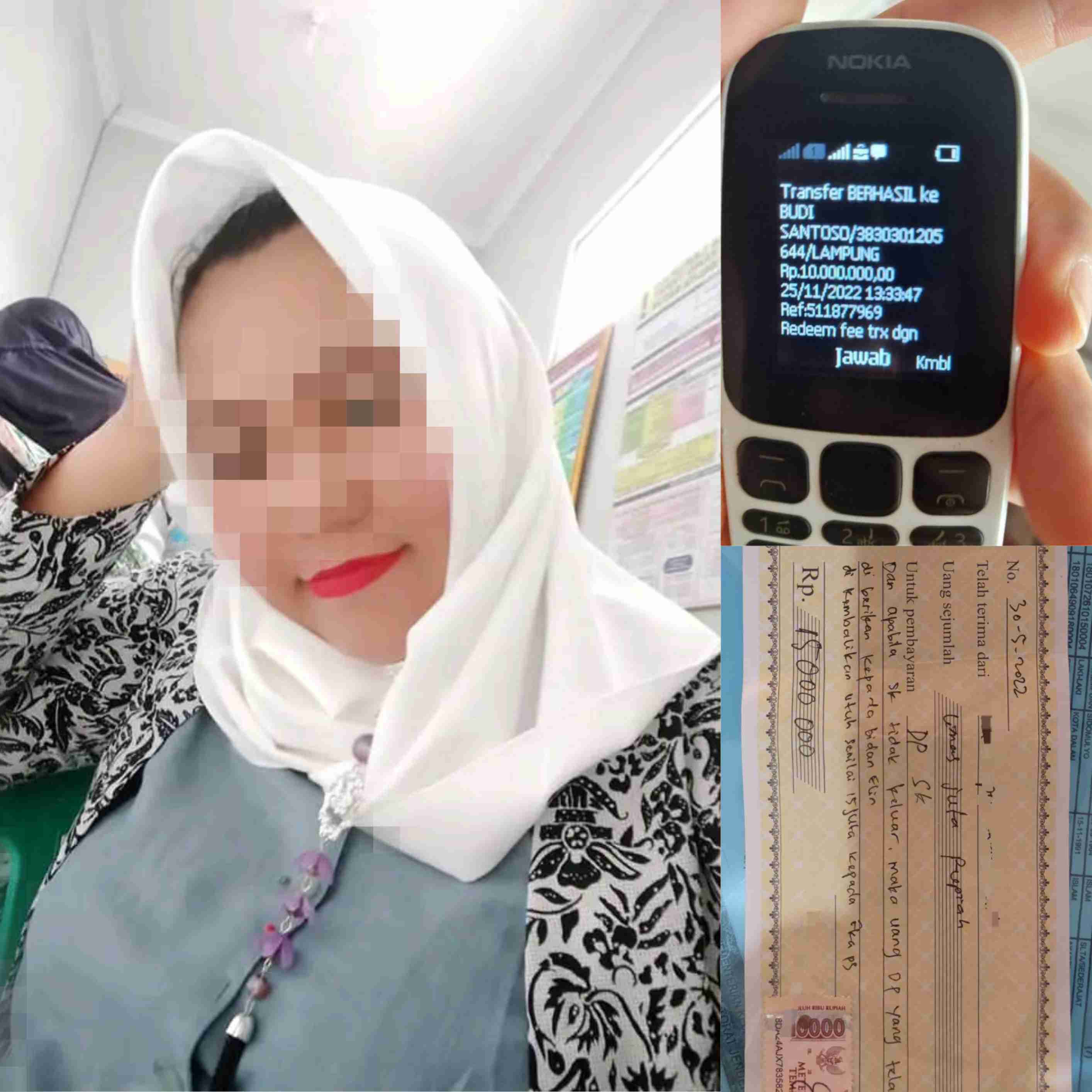 Iming-iming Jadi Honor Honda, Oknum Bidan Di Lamsel Tipu Korban Puluhan Juta