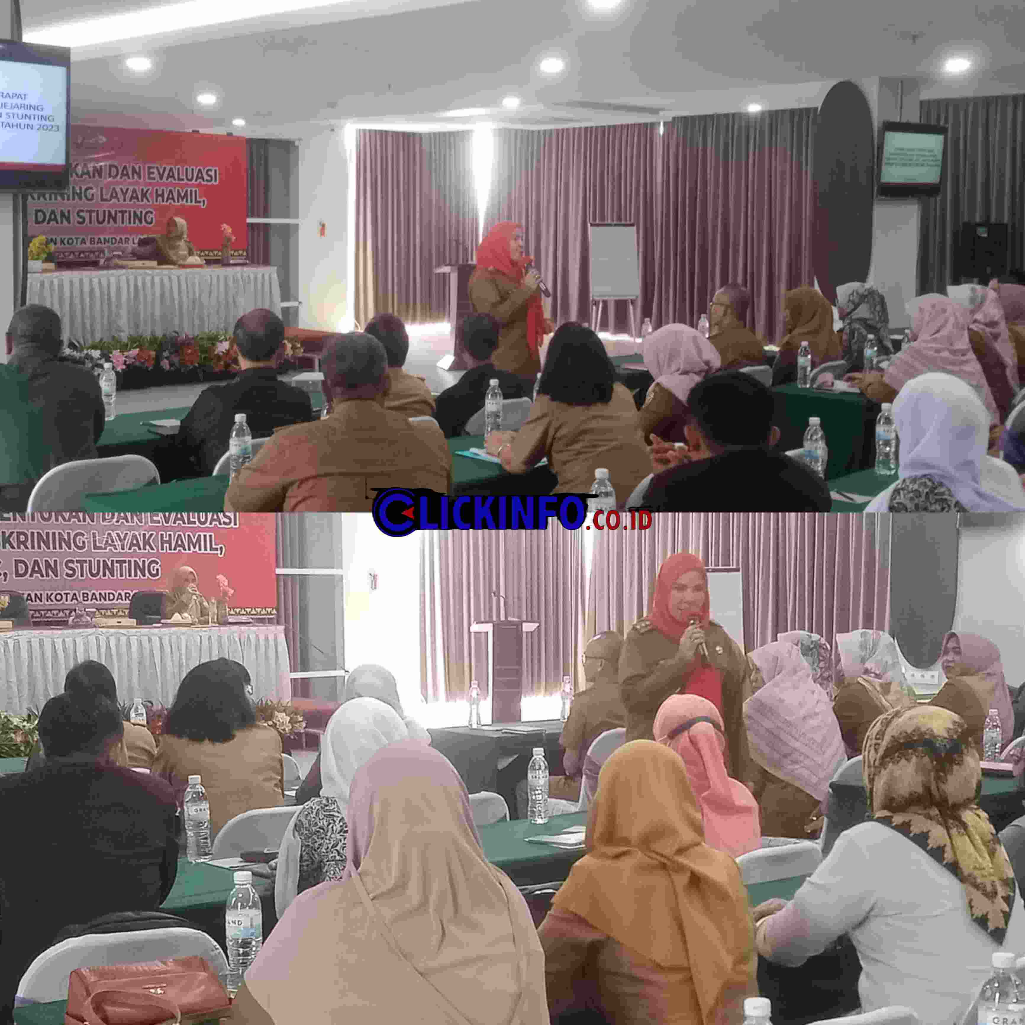 Walikota Hadiri Pembukaan Rapat Pembentukan, Evaluasi Jejaring Skrining Layak Hamil, ANC, Dan Stunting Di Hotel Amalia Bandar Lampung