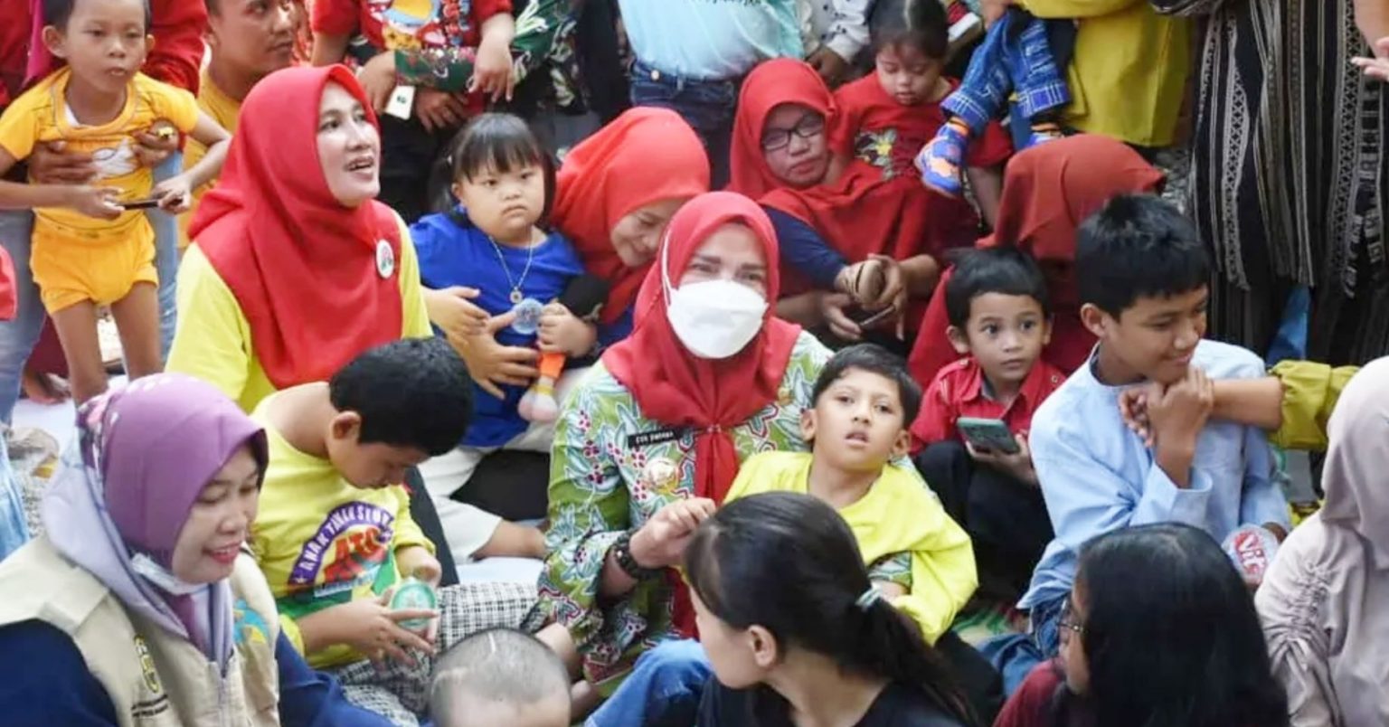 Jelang Peringatan HAN, Pemkot Bandar Lampung Bantu Anak Berkebutuhan Khusus