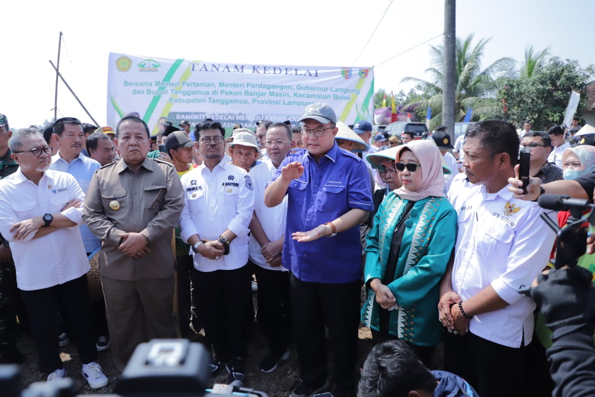 Unila dan IPB Kolaborasi dengan Pemerintah Tingkatkan Kesejahteraan Petani