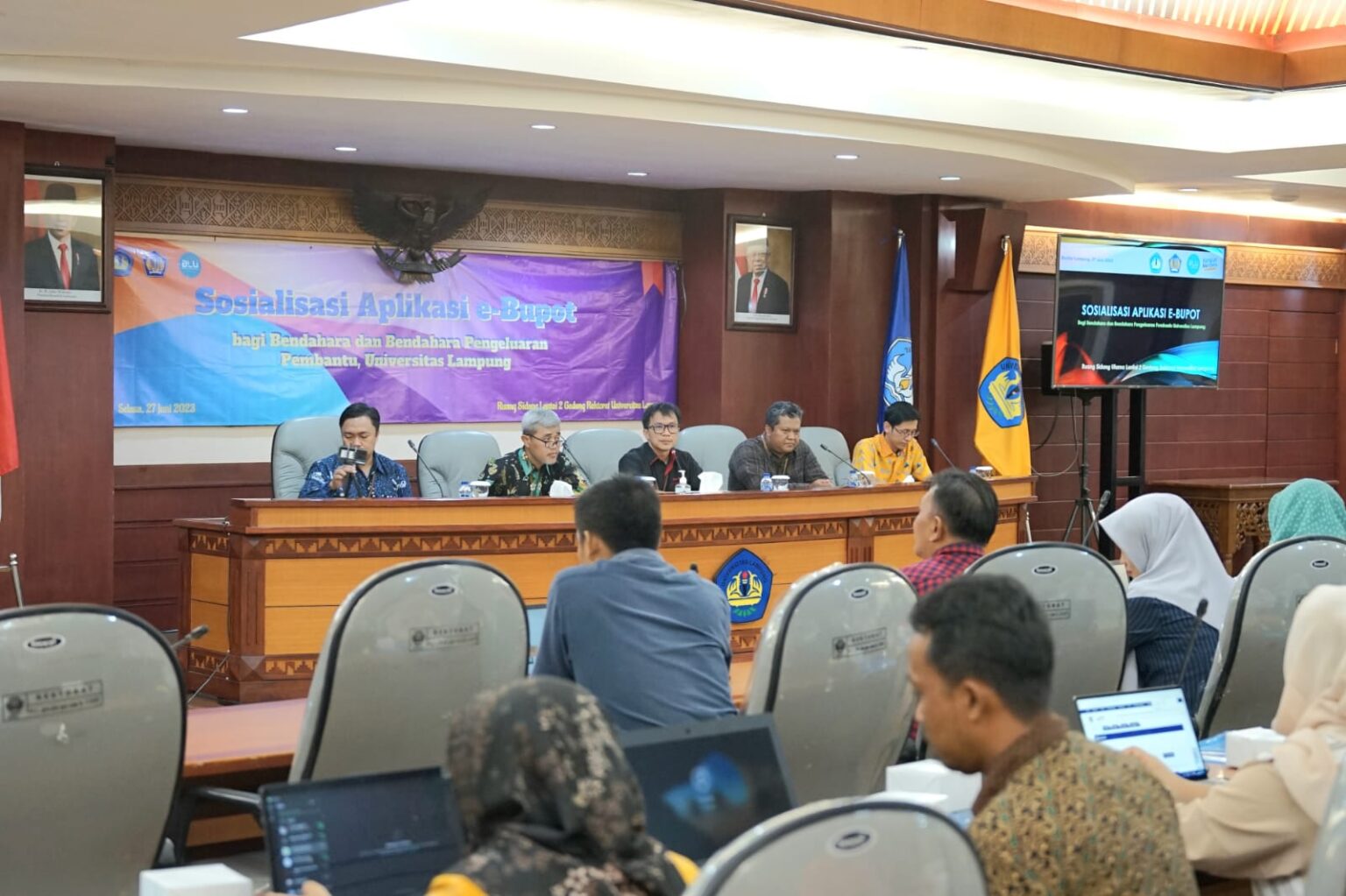 Unila Selenggarakan Sosialisasi Aplikasi e-Bupot