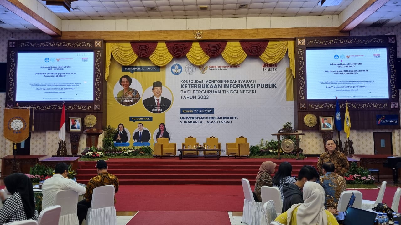 Perwakilan PPID Unila Hadiri Konsolidasi Monev KIP di UNS