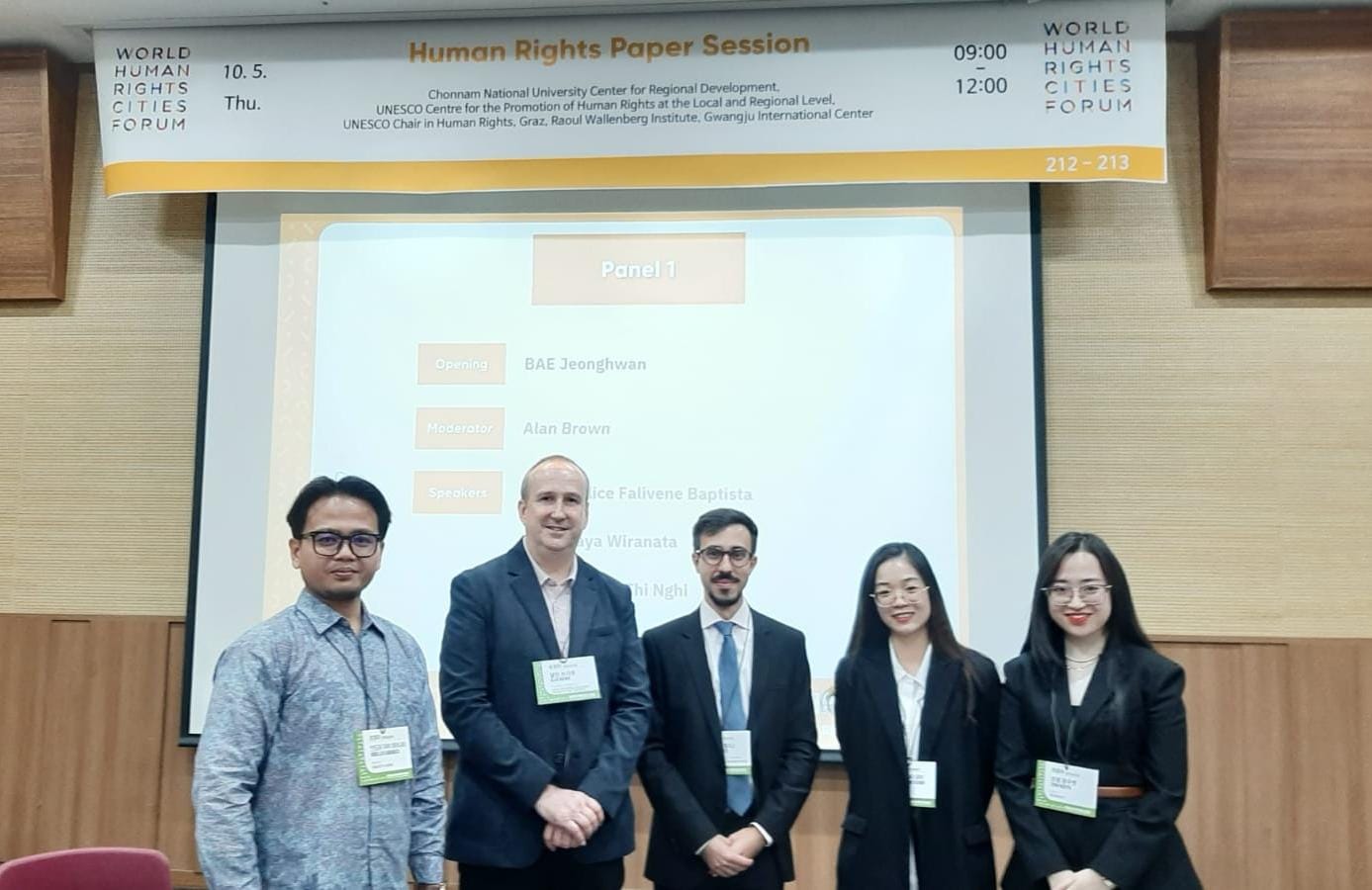 Dosen HI Pembicara The 13th World Human Rights Cities Forum