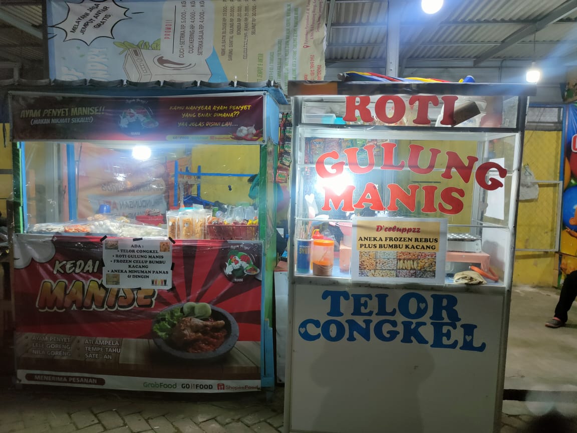 Kedai Manise salah satu tempat jajanan di Tanjung Senang kota Bandarlampung