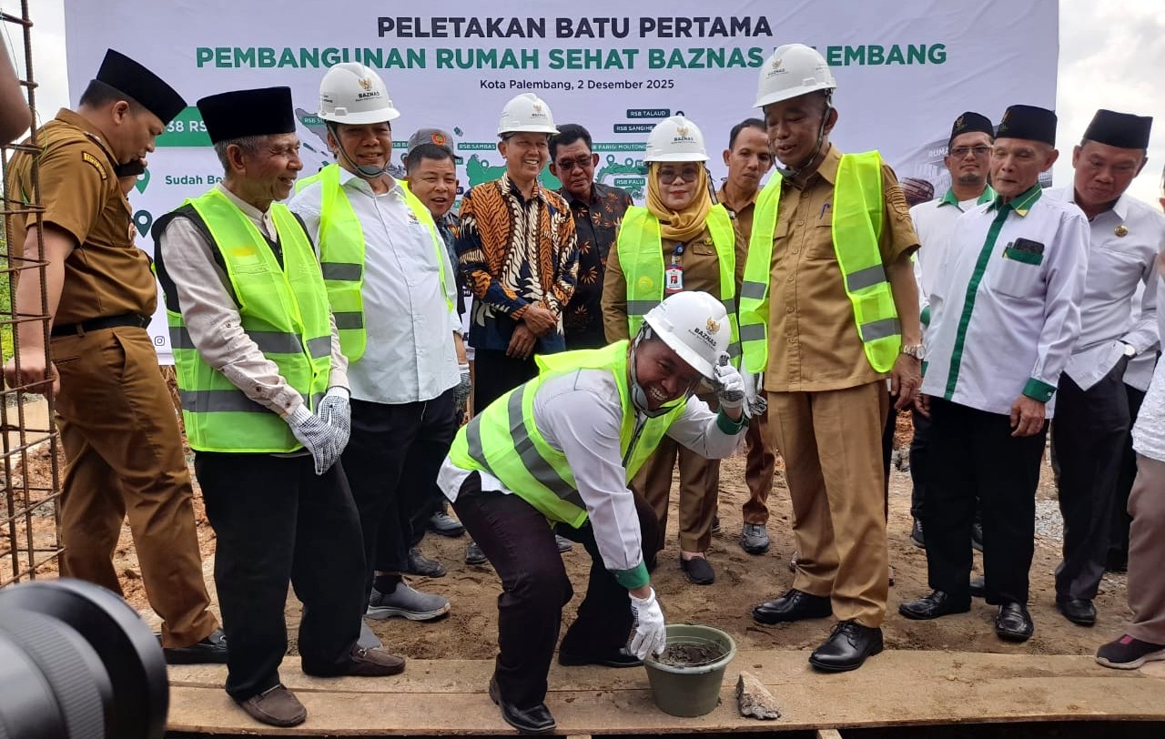 Pemkot Palembang & Baznas Resmikan Groundbreaking Rumah Sehat Baznas, Gratiskan Layanan untuk Dhuafa