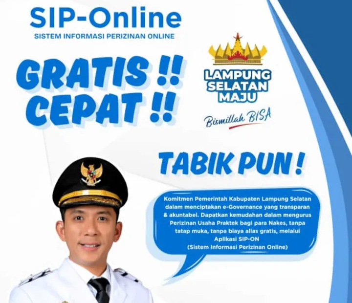 Pemkab Lamsel Hadirkan Layanan Perizinan Online, Praktis dan Efisien untuk Nakes