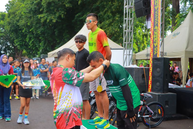Wakapolda Lampung Hadiri Sriwijaya Run 2024, Dalam Rangka Hut Kodam II Ke-78