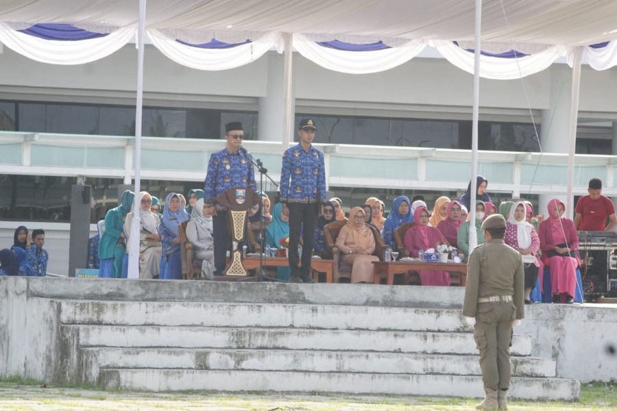 Pemkab Pesibar Gelar Upacara Paripurna Peringati Hari Bela Negara dan Hari Ibu 2023