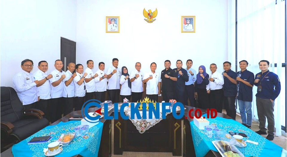 Pj. Bupati Tulang Bawang Qudratul Terima Audensi Bank Mandiri Tulang Bawang