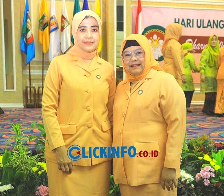 Herlinawati Qudrotul Menghadiri Acara Peringatan HUT Dharma Wanita Persatuan Ke-24