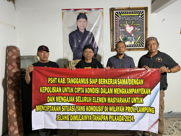 PSHT Tanggamus Komitmen Jaga Kondusifitas Pilkada 2024