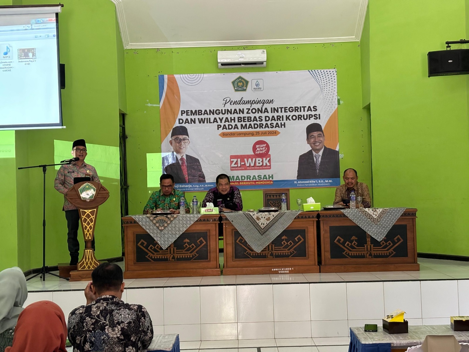 Kanwil Kemenag Lampung Dorong Madrasah Bebas Korupsi